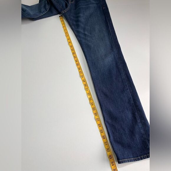 Men's FRAME Denim L'Homme Slim Jeans Dark Wash Slight Distress Size 31 - Picture 8 of 10